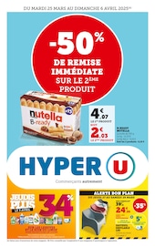 Prospectus Hyper U à Évron, "Hyper U", 32 pages de promos valables du 25/03/2025 au 06/04/2025