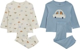 Lot de 2 pyjamas bébé - TEX BABY en promo chez Carrefour Lot de 2 pyjamas bébé - TEX BABY dans le catalogue Carrefour