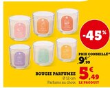 Bougie parfumée en promo chez Hyper U La Rochelle à 5,49 €