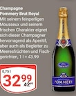 Brut Royal Angebote von Pommery bei GLOBUS Pirmasens für 32,99 €