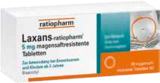 Laxans-ratiopharm 5 mg magensaftresistente Tabletten Angebote von ratiopharm bei Post Apotheke Kassel für 4,48 €