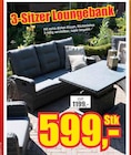 3-Sitzer Loungebank bei wohnen & sparen Stelter im Warendorf Prospekt für 599,00 €