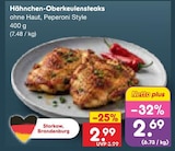 Hähnchen-Oberkeulensteaks im Angebot bei Netto Marken-Discount in Oranienburg Hähnchen-Oberkeulensteaks Angebote bei Netto Marken-Discount Oranienburg für 2,69 €