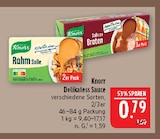 Rahm Soße Angebote von Knorr bei Marktkauf Leipzig für 0,79 €