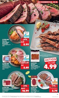 Schweinefilet im aktuellen Kaufland Prospekt (Augsburg) Schweinefilet im Kaufland Prospekt "Aktuelle Angebote" mit 61 Seiten (Augsburg)