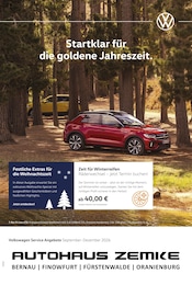 Volkswagen Prospekt für Eberswalde mit 1 Seite Volkswagen Prospekt für Eberswalde: "Herbst im Kopf. Sicherheit im Auto.", 1 Seite, 01.09.2026 - 31.12.2026