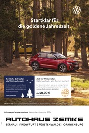 Aktueller Volkswagen Prospekt mit Sneaker, "Herbst im Kopf. Sicherheit im Auto.", Seite 1