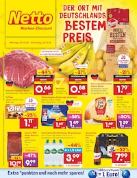 Netto Marken-Discount Prospekt "Aktuelle Angebote" für Günzburg, 61 Seiten, 20.10.2025 - 25.10.2025 Netto Marken-Discount Prospekt "Aktuelle Angebote" für Günzburg, 61 Seiten, 20.10.2025 - 25.10.2025