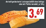 Heiße geräucherte Lachsspezialität Angebote bei Marktkauf Herten für 3,69 €