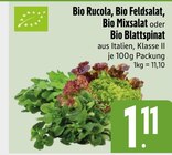 Spinat im E xpress Prospekt Bio Rucola im aktuellen E xpress Prospekt für 1,11 €