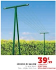 Sechoir de jardin en promo chez Super U La Rochelle à 39,99 €