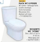 Pack WC à poser - Brico Cash à Thionville Pack WC à poser en promo chez Brico Cash Thionville