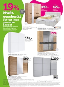 mömax Prospekt Geretsried "19%MwSt. geschenkt auf viele Möbel" mit 16 Seiten