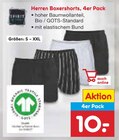 Herren Boxershorts, 4er Pack Angebote bei Netto Marken-Discount Saarbrücken für 10,00 €