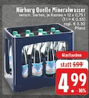 Mineralwasser im Angebot bei E center in Wuppertal Mineralwasser Angebote von Nürburg Quelle bei E center Wuppertal für 4,99 €