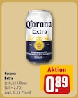 Extra von Corona für 0,89 € bei REWE im Angebot Extra von Corona im aktuellen REWE Prospekt
