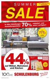 Möbel Schulenburg Prospekt für Halberstadt mit 8 Seiten Möbel Schulenburg Prospekt für Halberstadt: "SUMMER SALE", 8 Seiten, 30.05.2022 - 02.07.2022