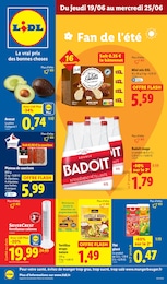 Catalogue Lidl "Fan de l'été", 76 pages, 19/06/2025 - 25/06/2025 Prospectus Lidl "Fan de l'été", 76 pages, 19/06/2025 - 25/06/2025