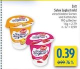 diska - Sahne Joghurt mild Angebot im Prospekt Sahne Joghurt mild bei diska im Prospekt "" für 0,39 €
