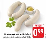 E center Tübingen - Bratwurst mit Kalbfleisch Angebot im Prospekt Bratwurst mit Kalbfleisch bei E center im Tübingen Prospekt für 0,99 €