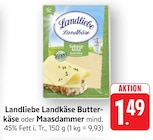 E center Aalen - Landkäse Butterkäse Angebot im Prospekt Landkäse Butterkäse bei E center im Aalen Prospekt für 1,49 €