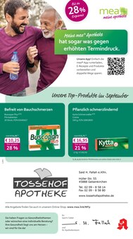 mea - meine apotheke Prospekt der Woche "Unsere September-Angebote" Seite 1, 01.09.2025 bis 30.09.2025 für Gelsenkirchen Aktueller mea - meine apotheke Prospekt "Unsere September-Angebote" Seite 1 von 4 Seiten für Gelsenkirchen