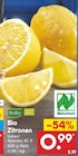 Bio Zitronen von BioBio für 0,99 € bei Netto Marken-Discount im Angebot Bio Zitronen von BioBio im aktuellen Netto Marken-Discount Prospekt