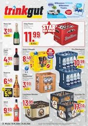 Getränkemarkt Prospekt von Trinkgut Langenhagen Trinkgut Prospekt: "Aktuelle Angebote", 6 Seiten, 19.05.2025 - 24.05.2025
