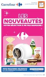 Catalogue Supermarchés de Carrefour à Vaudricourt Prospectus Carrefour à Vaudricourt, "LES NOUVEAUTÉS", 16 pages, 01/09/2026 - 28/09/2026