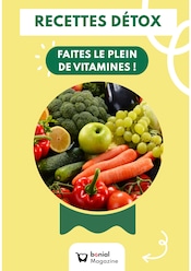 Catalogue Autres Magasins Recettes en cours à Vermand et alentours, "RECETTES DÉTOX FAITES LE PLEIN DE VITAMINES !", 1 page, 13/10/2025 - 16/11/2025