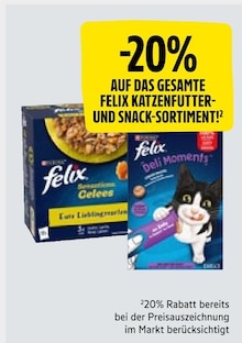 9 Felix Katzenfutter Angebote diese Woche  Preise vergleichen & sparen!