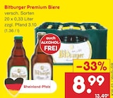 Premium Biere Angebote von Bitburger bei Netto Marken-Discount Frankenthal für 8,99 €