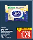 Feuchtes Toilettenpapier von Tempo im aktuellen E center Prospekt
