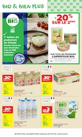 Promos Lait dans le catalogue "AVEC LE Club GOÛTEZ AU BIO LE MOINS CHER DE FRANCE" de Carrefour Market Lait en promo dans le catalogue Carrefour Market à la page 4