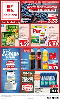 Coca Cola im Kaufland Prospekt "Aktuelle Angebote" mit 50 Seiten (Lingen (Ems))