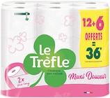 Papier toilette - LE TREFLE en promo à 9,00 € chez Supermarchés Match Papier toilette - LE TREFLE dans le catalogue Supermarchés Match