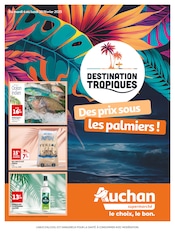 Catalogue Supermarchés Auchan Supermarché en cours à Sainte-Maure-de-Touraine et alentours, "DESTINATION TROPIQUES : Des prix sous les palmiers !", 8 pages, 04/02/2025 - 10/02/2025