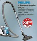 Staubsauger beutellos von Philips im aktuellen V-Markt Prospekt für 84,90 €