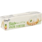 Bûche aux laits de vache et de chèvre - SIMPL en promo chez Carrefour Bûche aux laits de vache et de chèvre - SIMPL dans le catalogue Carrefour