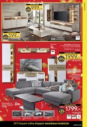 Ähnliche Schlafsofa Angebote im Prospekt "Großes Jubiläumsfest" von BRAUN Möbel-Center in Lörrach Ähnliche Angebote wie Schlafsofa im Prospekt "Großes Jubiläumsfest" auf Seite 3 von BRAUN Möbel-Center in Lörrach