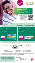 mea - meine apotheke Prospekt für Gechingen mit 4 Seiten mea - meine apotheke Prospekt für Gechingen: "Unsere Juni-Angebote", 4 Seiten, 01.06.2026 - 30.06.2026