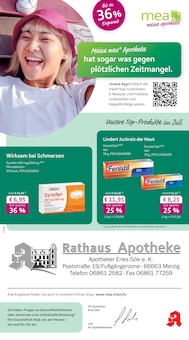 Aktueller mea - meine apotheke Prospekt "Unsere Juli-Angebote" für Merzig Aktueller mea - meine apotheke Prospekt für Merzig mit Seiten