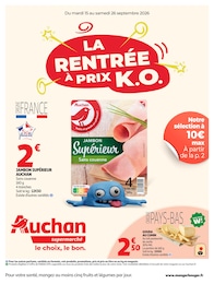 Catalogue Auchan Supermarché à Boulogne-Billancourt "LA RENTRÉE À PRIX K.O.", 12 pages, 15/09/2026 - 26/09/2026 Prospectus Auchan Supermarché à Boulogne-Billancourt "LA RENTRÉE À PRIX K.O.", 12 pages, 15/09/2026 - 26/09/2026