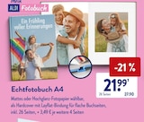 Echtfotobuch A4 von ALDI für 21,99 € bei ALDI SÜD im Angebot Echtfotobuch A4 von ALDI im aktuellen ALDI SÜD Prospekt