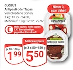 Antipasti im Angebot bei GLOBUS in Neuwied Antipasti Angebote von GLOBUS bei GLOBUS Neuwied für 1,99 €