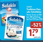 Traditions-Feta oder Schafskäse Angebote von Salakis bei ALDI SÜD Bottrop für 1,79 €