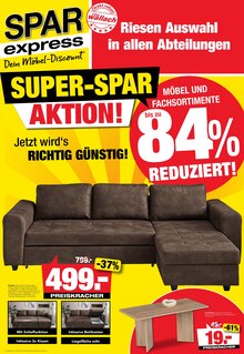 Couch im aktuellen Spar-Express Prospekt (Hildesheim) Couch im Spar-Express Prospekt "SUPER-SPAR-AKTION!" mit 2 Seiten (Hildesheim)