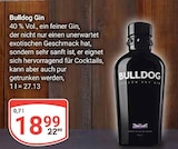 Bulldog Gin im Angebot bei GLOBUS in Wetzlar Bulldog Gin Angebote von Bulldog bei GLOBUS Wetzlar für 18,99 €
