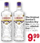 The Original Gordon’s London Dry Gin 37,5% Vol. im Angebot bei E center in Dreieich The Original Gordon’s London Dry Gin 37,5% Vol. Angebote von Gordon's bei E center Dreieich für 9,99 €