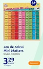 Jeu de calcul - Mini Matters en promo chez Action Saint-Étienne à 3,29 €